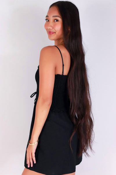 Jeans Warehouse Hawaii - SOLID CASUAL ROMPERS - ONE & DONE DARLING ROMPER | By I JOAH
