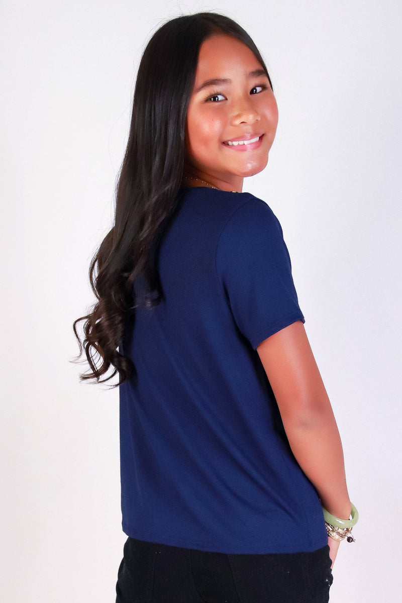 Jeans Warehouse Hawaii - S/S PRINT 2-16 - PUAKENIKENI CROWN FLOWER LEI TEE | KIDS SIZE 2-16 | By LUZ