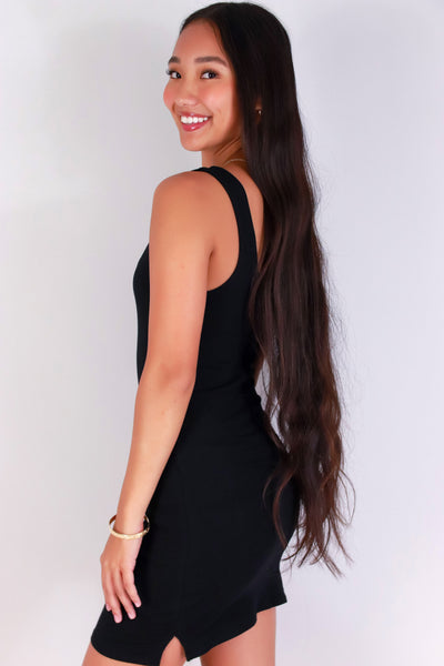 Jeans Warehouse Hawaii - S/L SHORT SOLID DRESSES - PLAY ALL DAY DRESS | By CRESCITA APPAREL/SHINE I