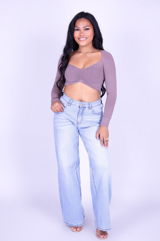 NOCTURNE SEAMLESS LONG SLEEVE TOP