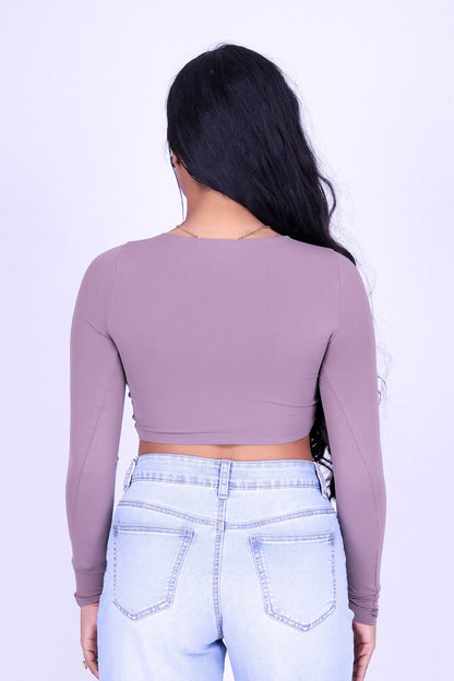 NOCTURNE SEAMLESS LONG SLEEVE TOP