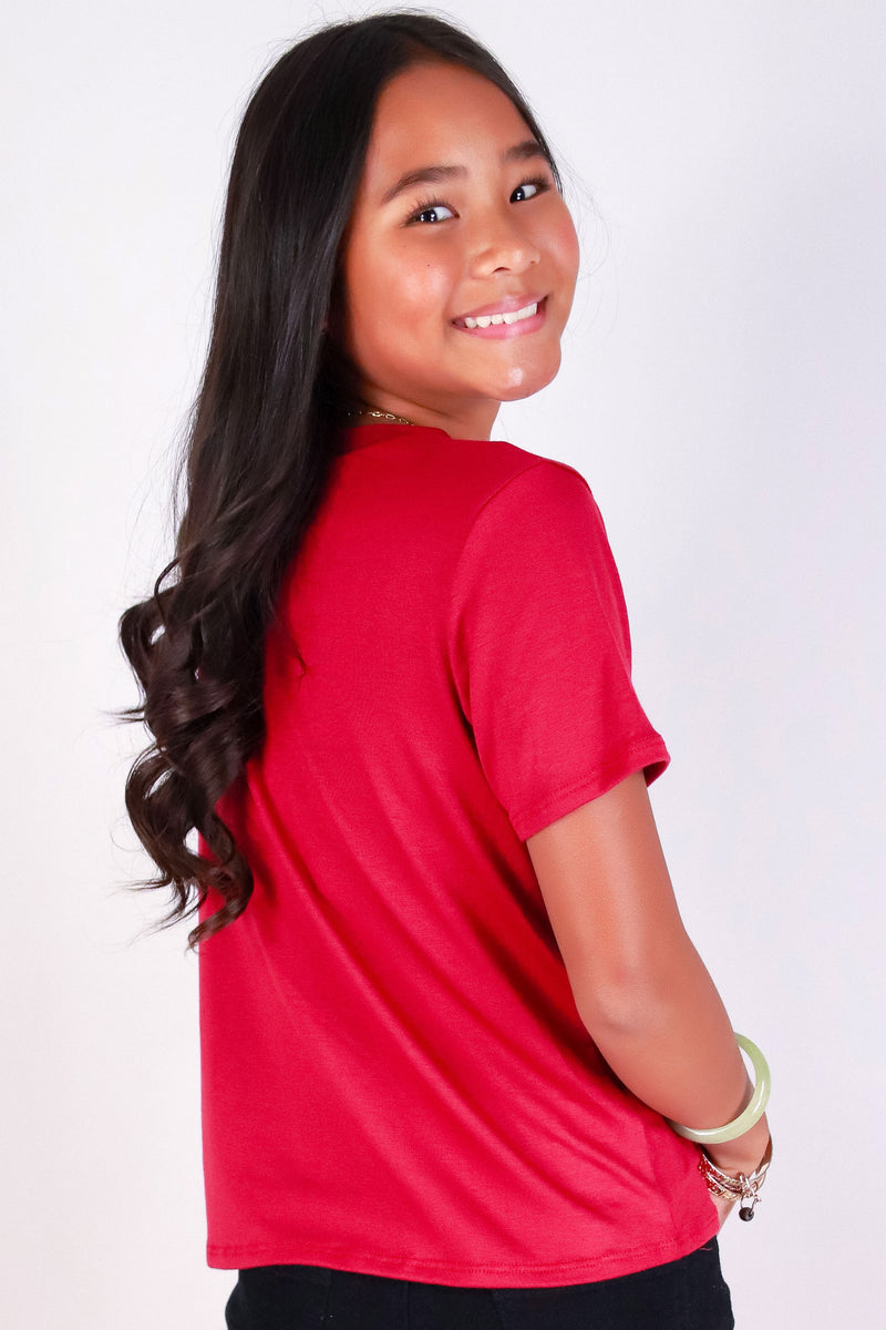 Jeans Warehouse Hawaii - S/S PRINT 2-16 - LOKELANI LEI TEE | KIDS SIZE 2-16 | By LUZ