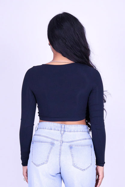 NOCTURNE SEAMLESS LONG SLEEVE TOP
