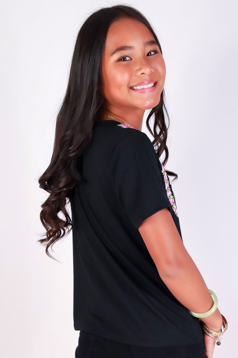 Jeans Warehouse Hawaii - S/S PRINT 2-16 - EKOLU SWEET LEI | KID SIZES 2-16 | By LUZ