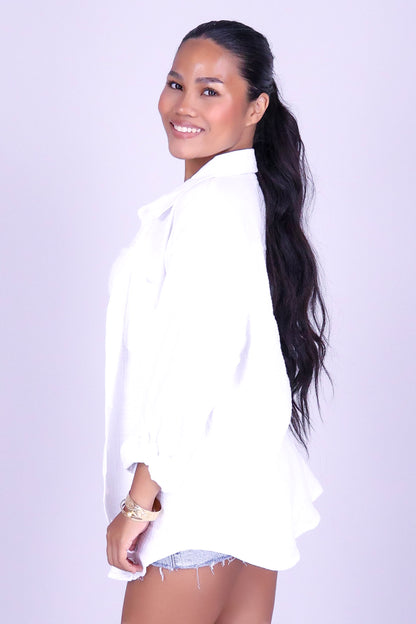 NEXT MOVES BUTTON-DOWN TOP