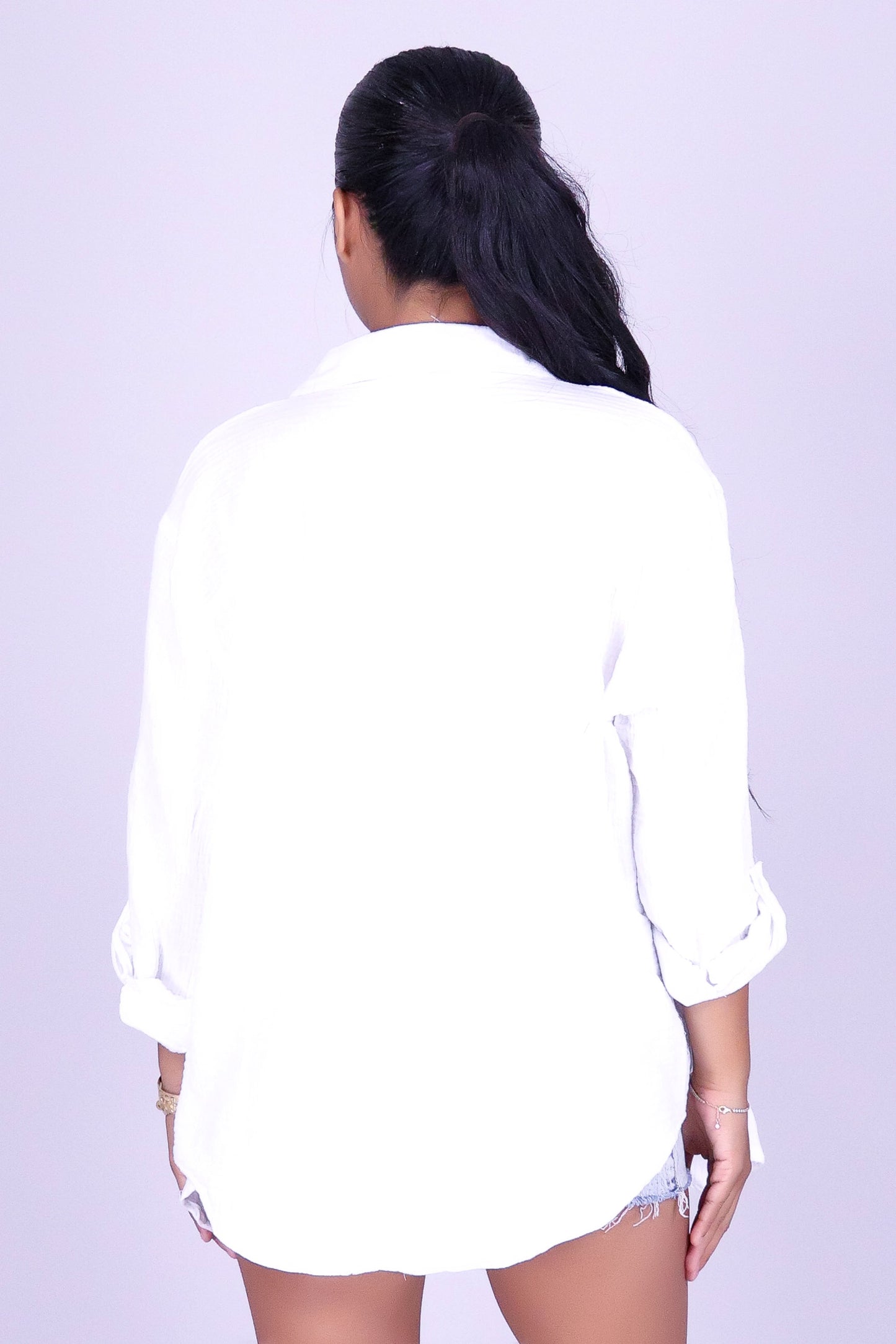 NEXT MOVES BUTTON-DOWN TOP