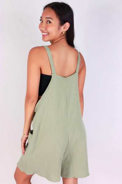 Jeans Warehouse Hawaii - SOLID CASUAL ROMPERS - SUNNY STEP ROMPER | By Detour Apparel Inc.