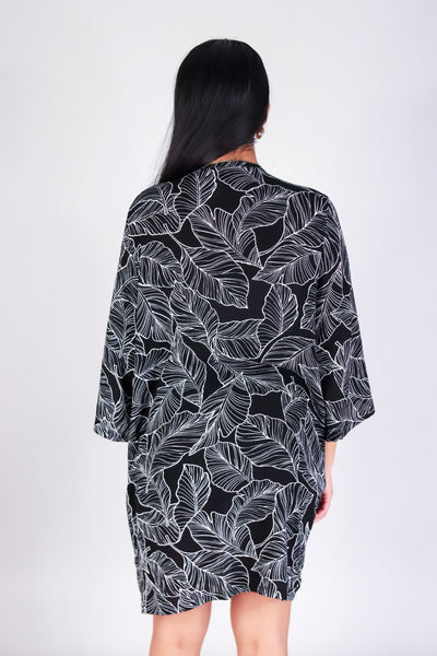 TROPICAL LEAF CARDIGAN
