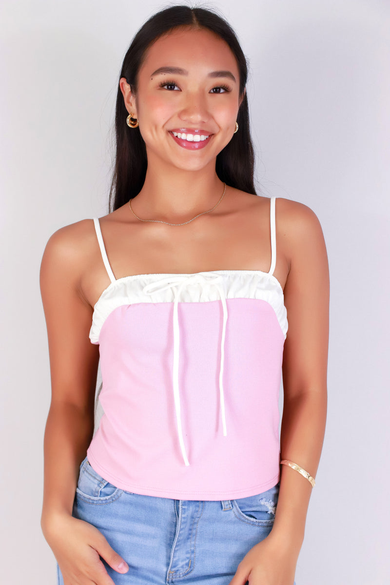 Jeans Warehouse Hawaii - SL CASUAL SOLID - SPLIT DECISION TOP | By PAPERMOON/ B_ENVIED