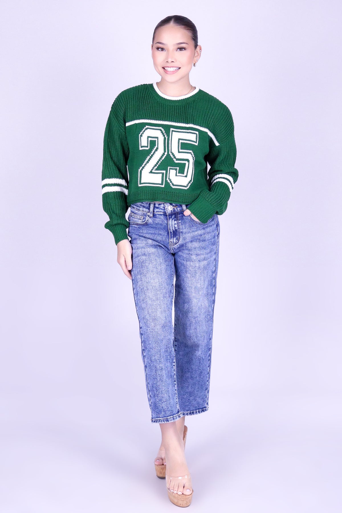 CAMPUS CUTIE VARSITY SWEATER