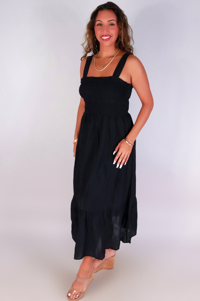 Jeans Warehouse Hawaii - S/L LONG SOLID DRESSES - BEAUTIFUL DAY DRESS | By MINE FASHION