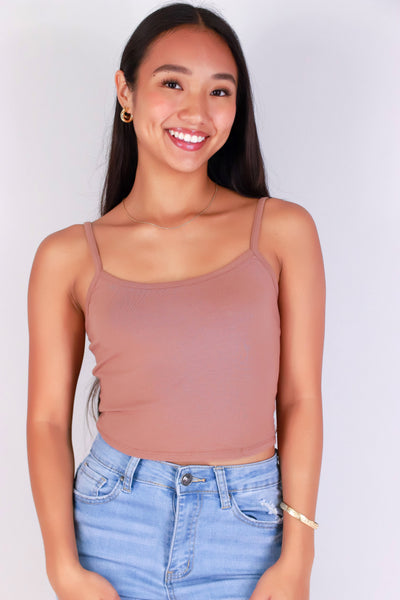 Jeans Warehouse Hawaii - TANK/TUBE SOLID BASIC - CAUGHT IN THE ACT TOP | By CRESCITA APPAREL/SHINE I