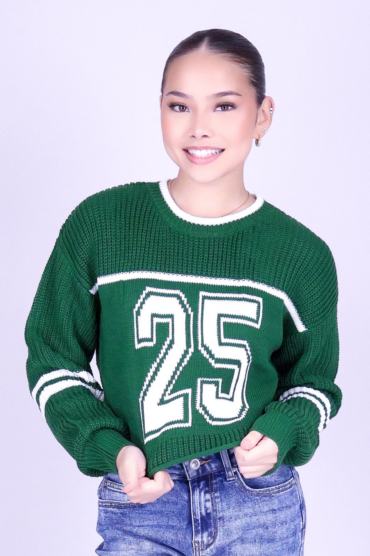 CAMPUS CUTIE VARSITY SWEATER