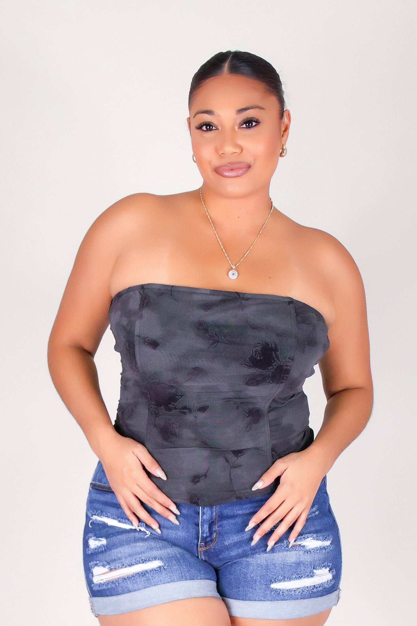 LACE IN BLOOM CORSET TOP