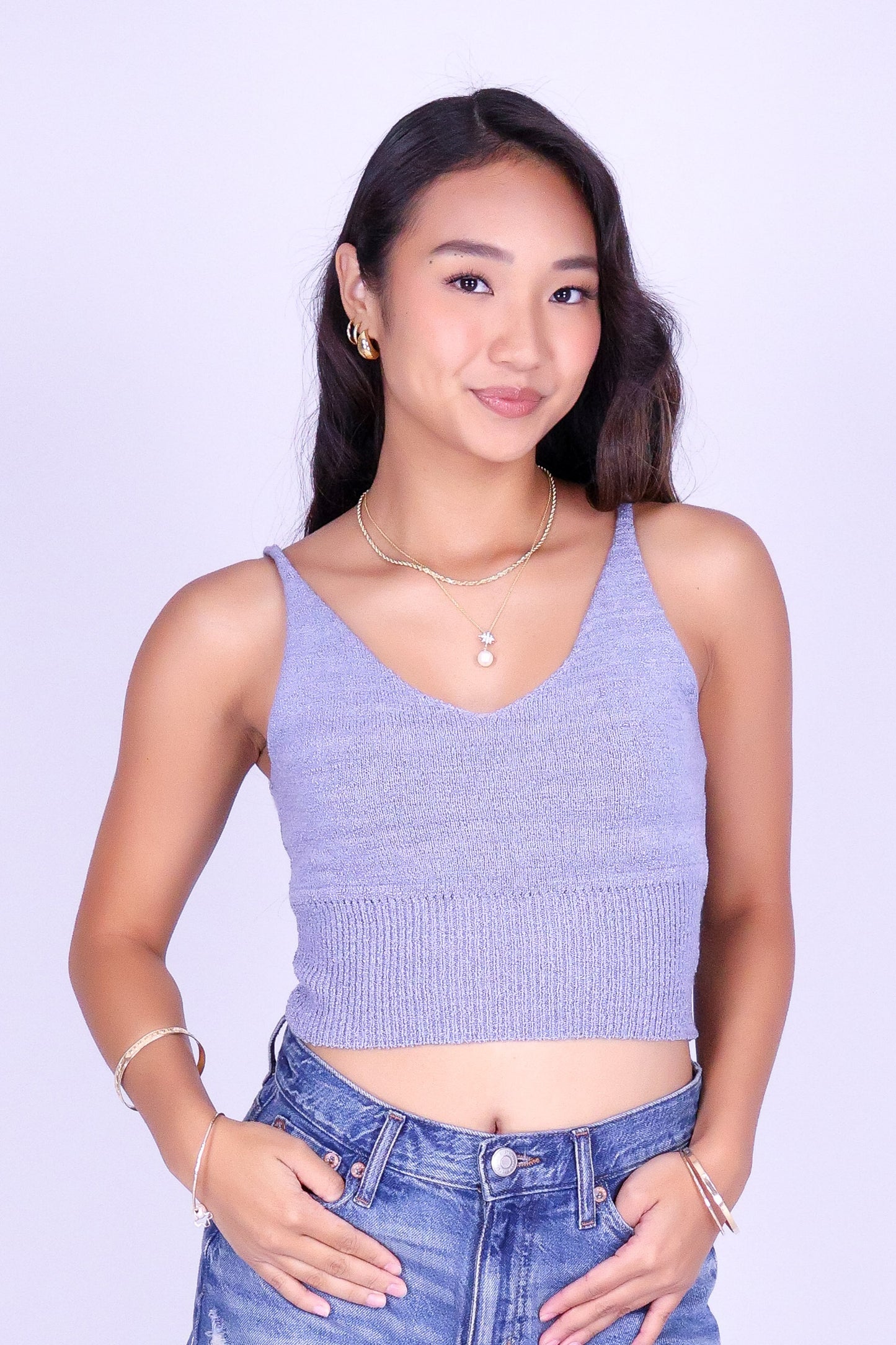 FEELING ALRIGHT KNIT TOP