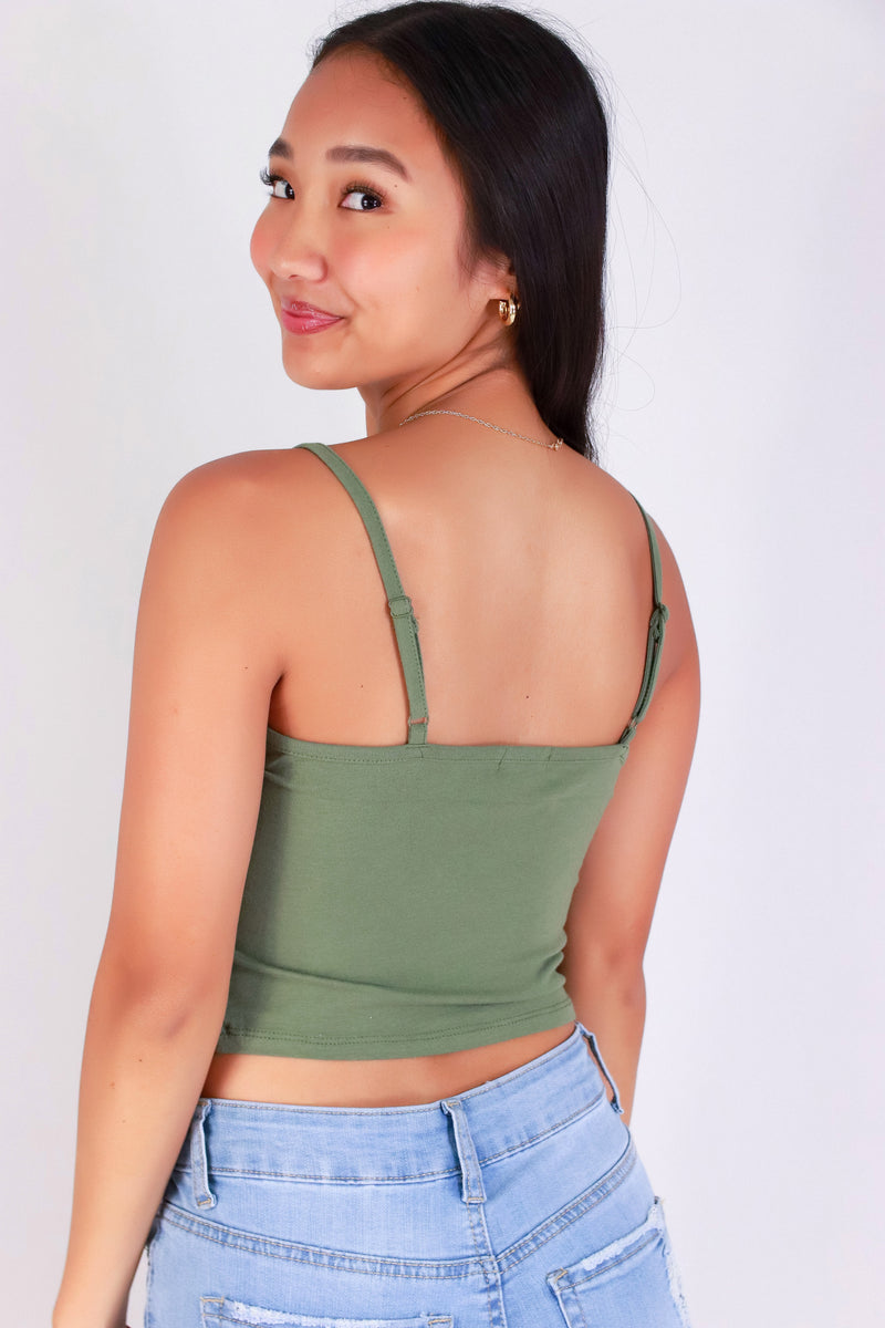 Jeans Warehouse Hawaii - TANK/TUBE SOLID BASIC - CAUGHT IN THE ACT TOP | By CRESCITA APPAREL/SHINE I