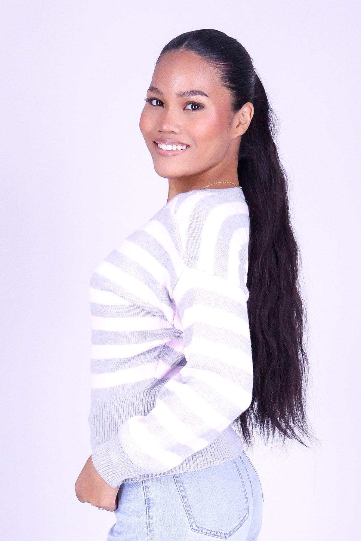 STRIPES ON REPEAT SWEATER