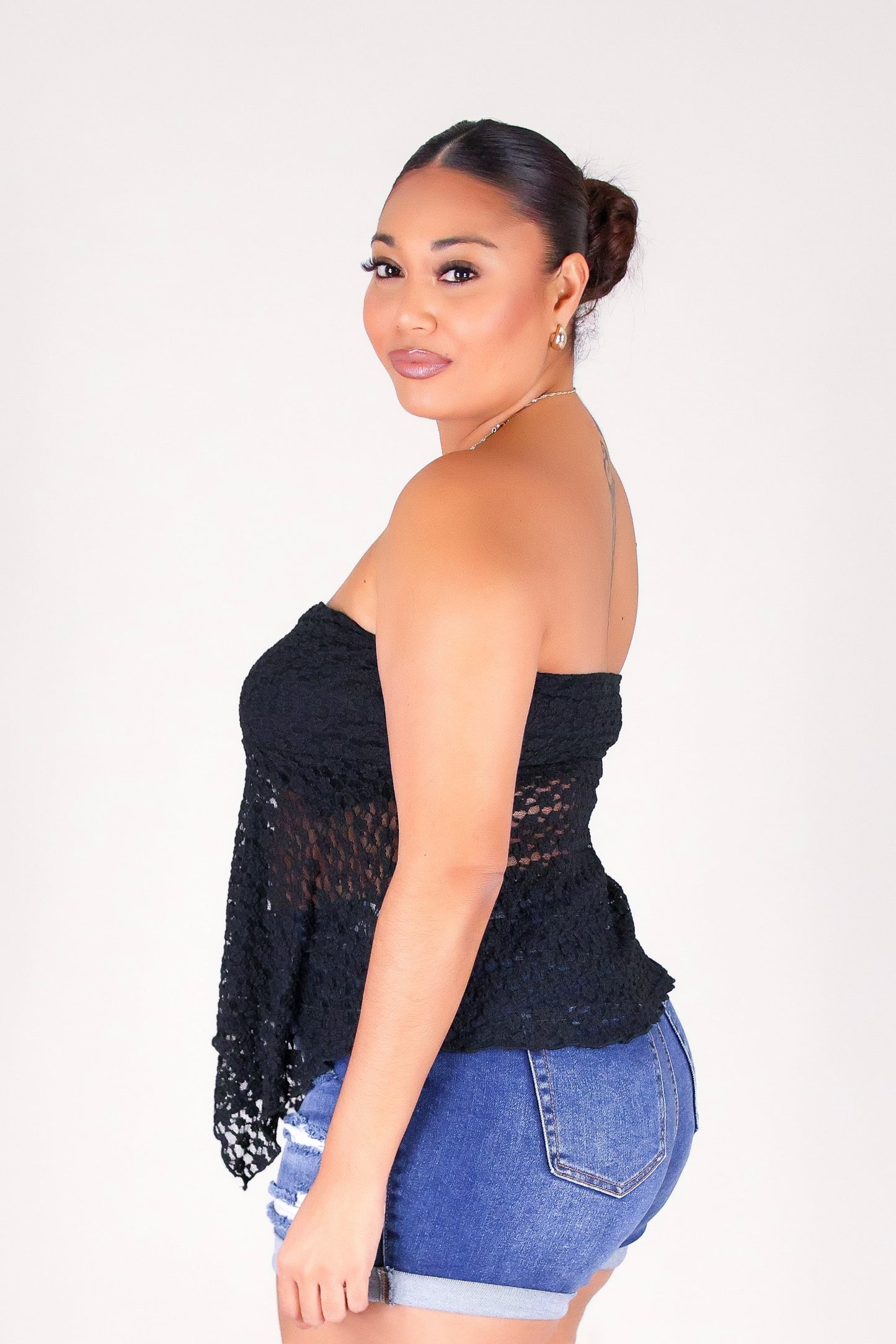 BLOOM & LACE TUBE TOP