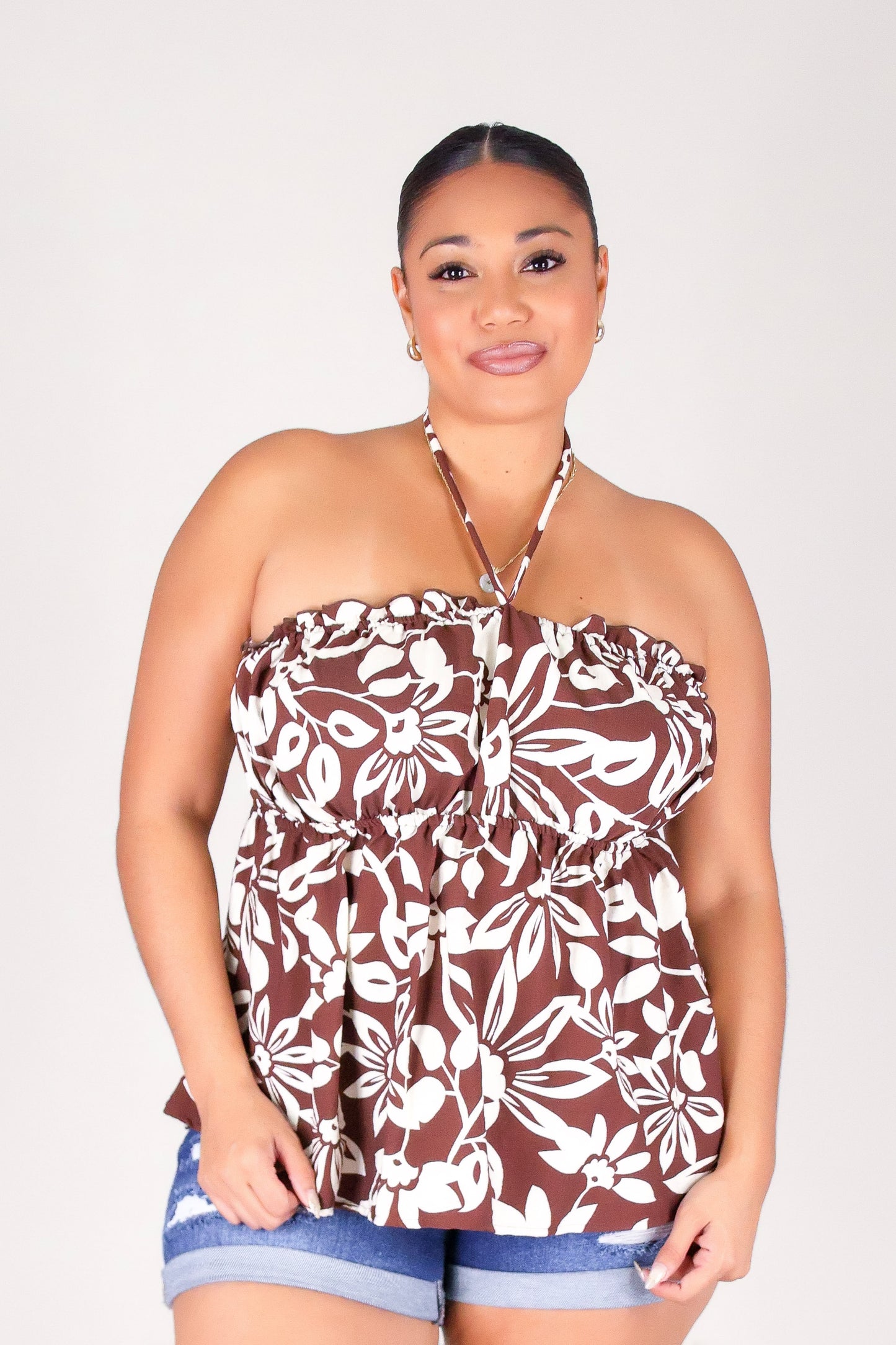 SWAYLINE HALTER TOP