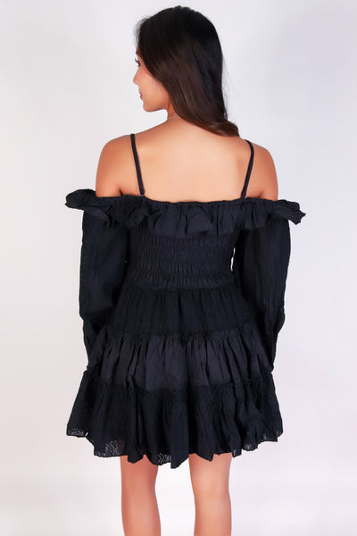 Jeans Warehouse Hawaii - SLEEVE LONG SOLID DRESSES - PLAYFULLY YOURS BABYDOLL DRESS | By LUZ MOI INC