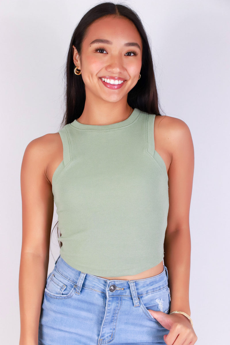 Jeans Warehouse Hawaii - SL CASUAL SOLID - TANK YOU NEXT TOP | By CRESCITA APPAREL/SHINE I