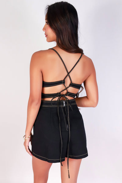 Jeans Warehouse Hawaii - SOLID CASUAL ROMPERS - BACK AT IT ROMPER | By HYFVE