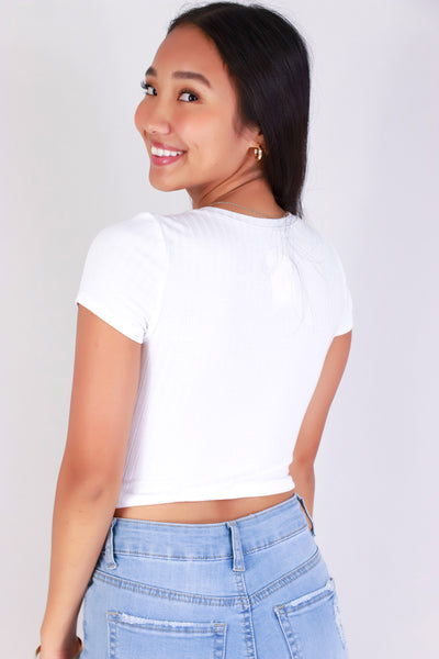Jeans Warehouse Hawaii - S/S SOLID BASIC - BABE BASIC TEE | By CRESCITA APPAREL/SHINE I