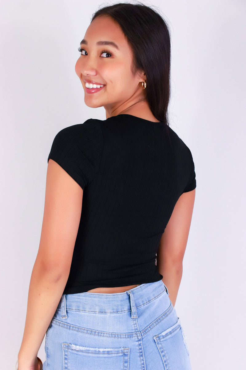 Jeans Warehouse Hawaii - S/S SOLID BASIC - BABE BASIC TEE | By CRESCITA APPAREL/SHINE I