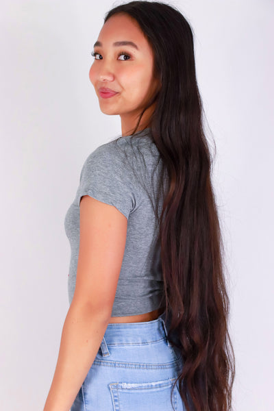 Jeans Warehouse Hawaii - S/S SOLID BASIC - THE URGE TEE | By CRESCITA APPAREL/SHINE I