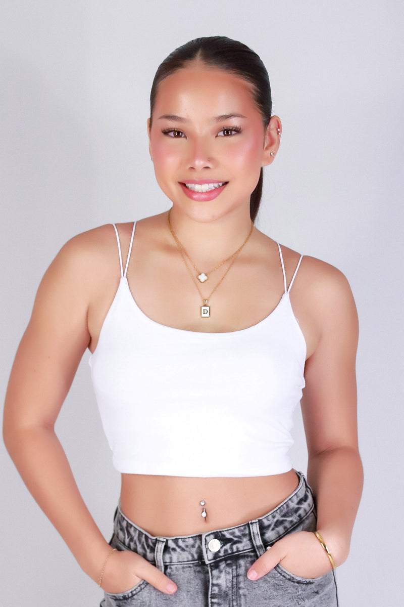 STICK TO THE BASICS CROP TOP