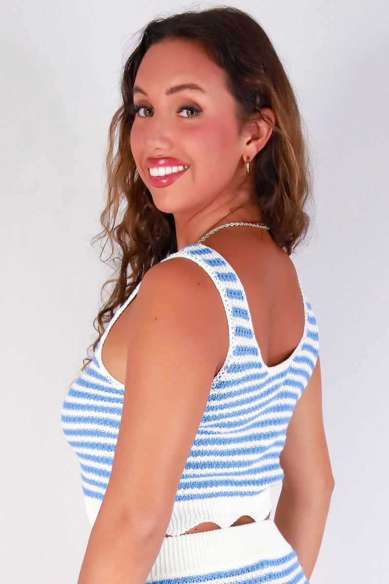 Jeans Warehouse Hawaii - MATCHING SEPARATES - SUNBEAM STRIPES TOP | By HYFVE