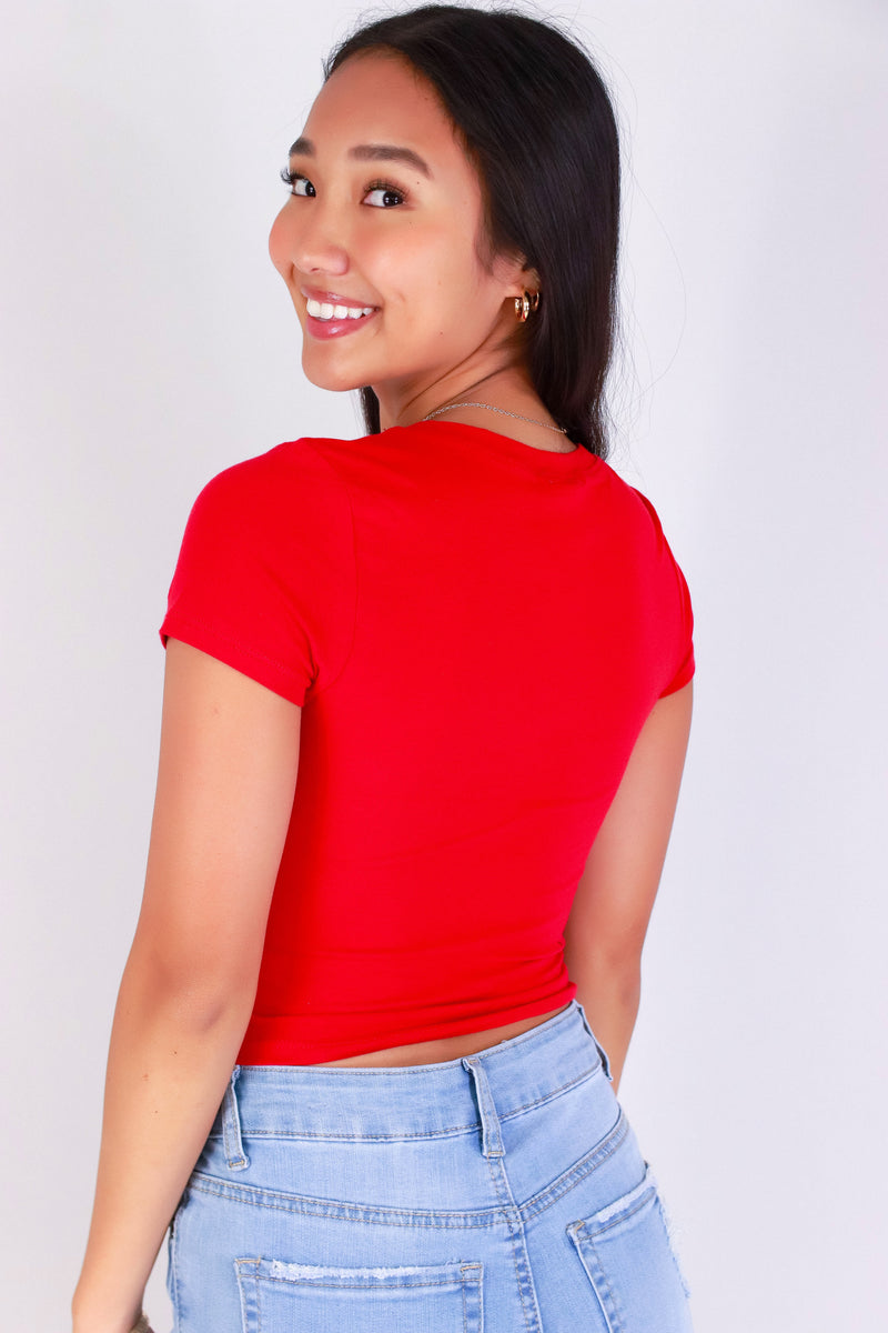 Jeans Warehouse Hawaii - S/S SOLID BASIC - THE URGE TEE | By CRESCITA APPAREL/SHINE I
