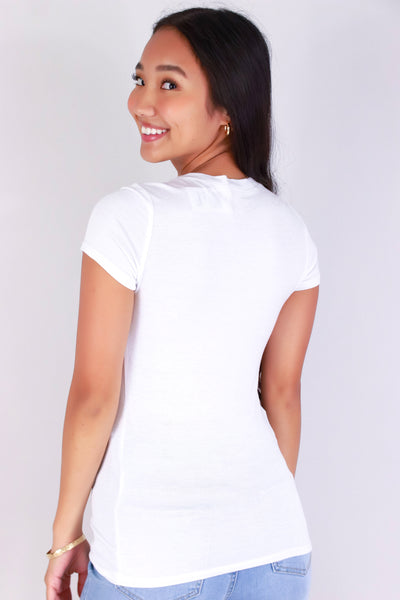 Jeans Warehouse Hawaii - S/S SOLID BASIC - BARE BASIC TEE | By CRESCITA APPAREL/SHINE I