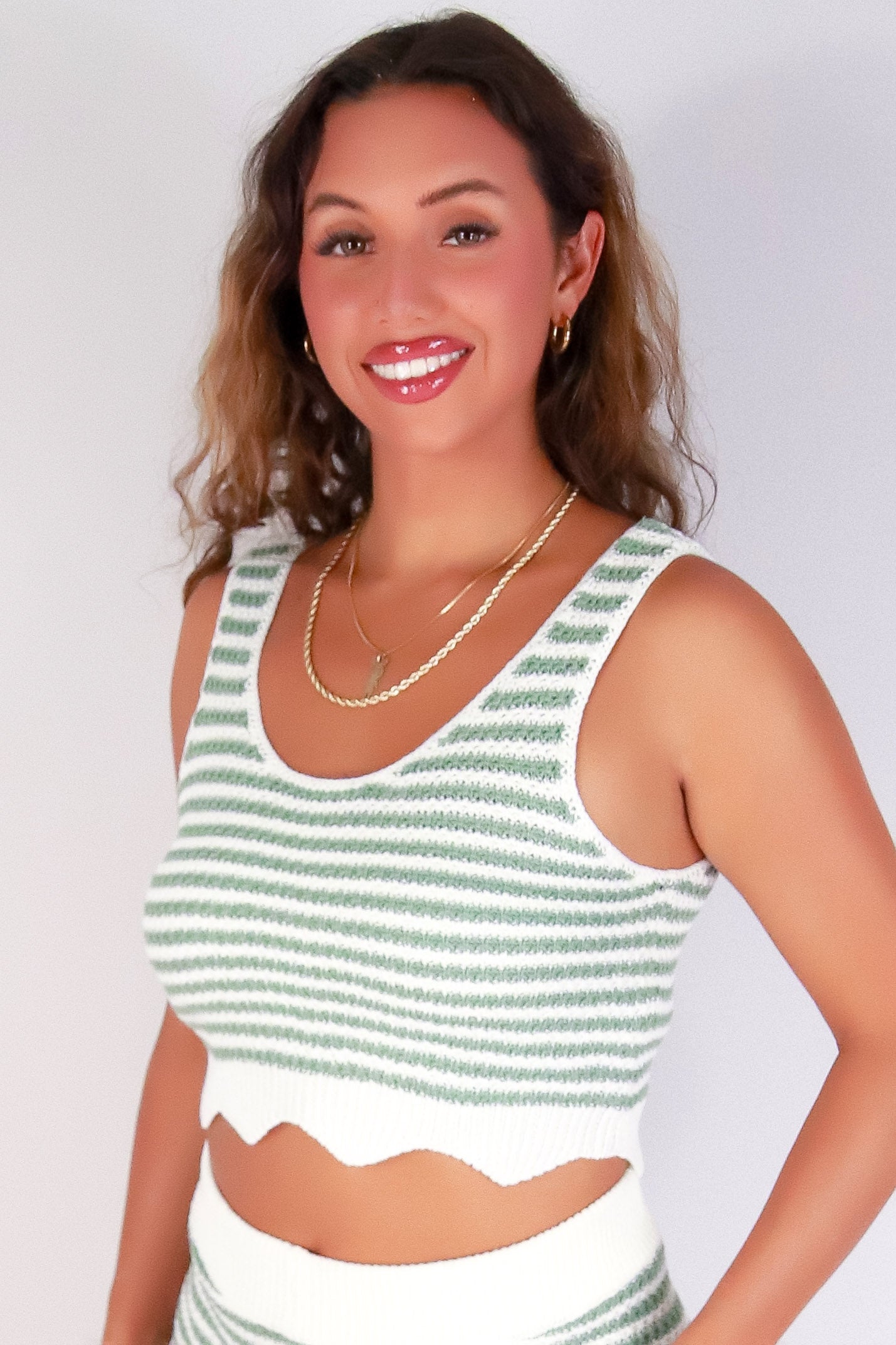 Jeans Warehouse Hawaii - MATCHING SEPARATES - SUNBEAM STRIPES TOP | By HYFVE