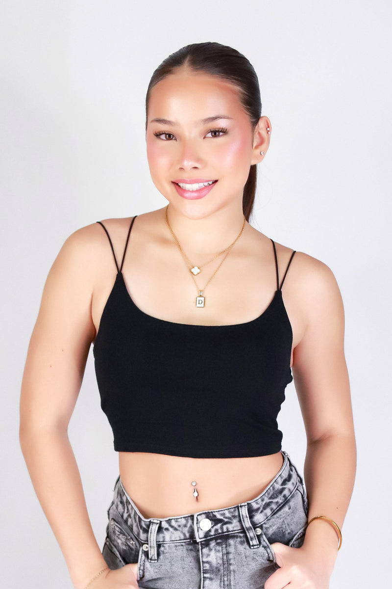 STICK TO THE BASICS CROP TOP