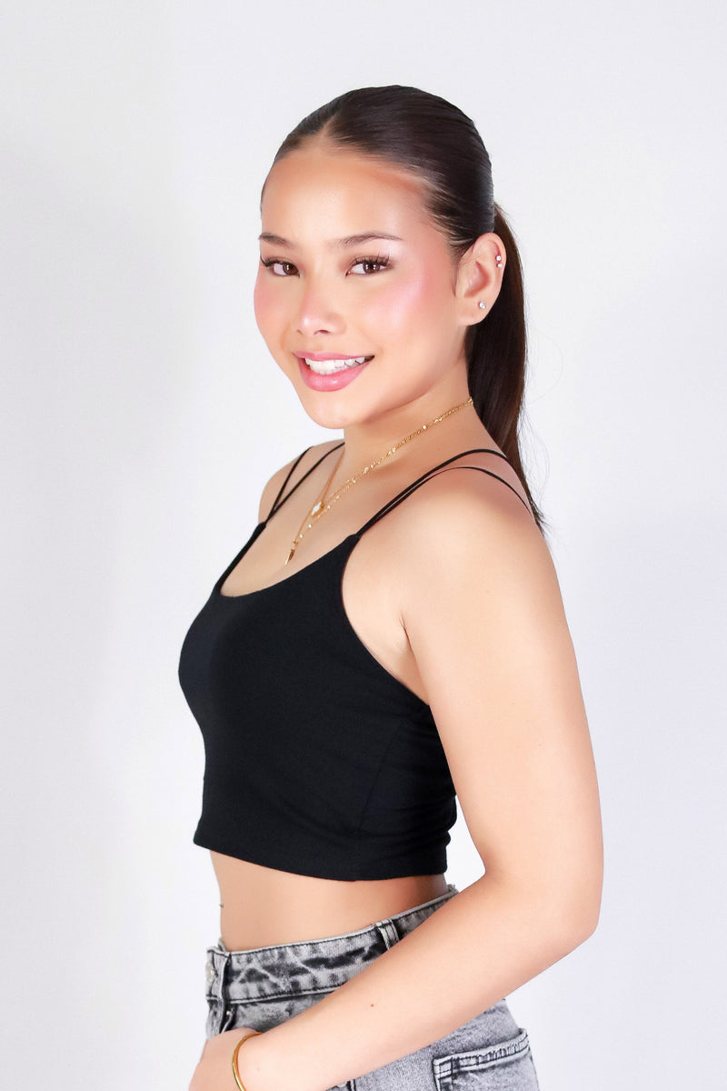 STICK TO THE BASICS CROP TOP