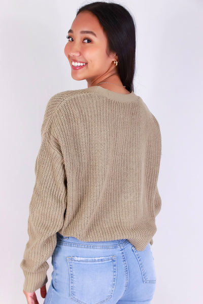 Jeans Warehouse Hawaii - SOLID LONG SLV CARDIGANS - WAKE ME UP SWEATER | By AMBIANCE APPAREL