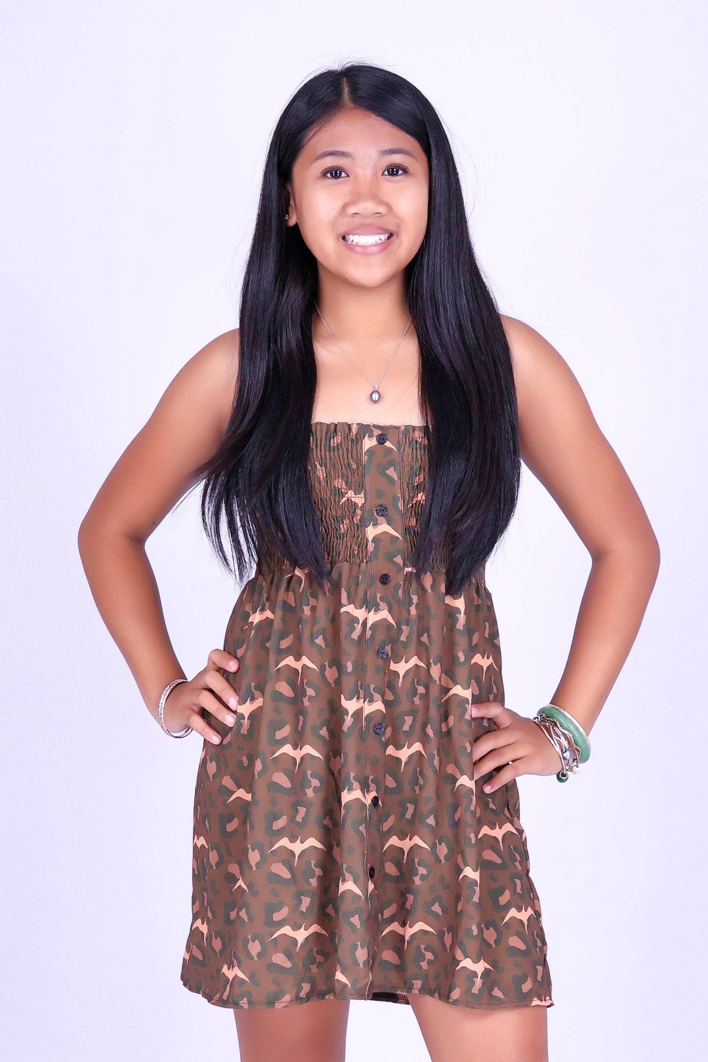 WILD IWA SMOCKED BABYDOLL DRESS | KIDS SIZE 2-16