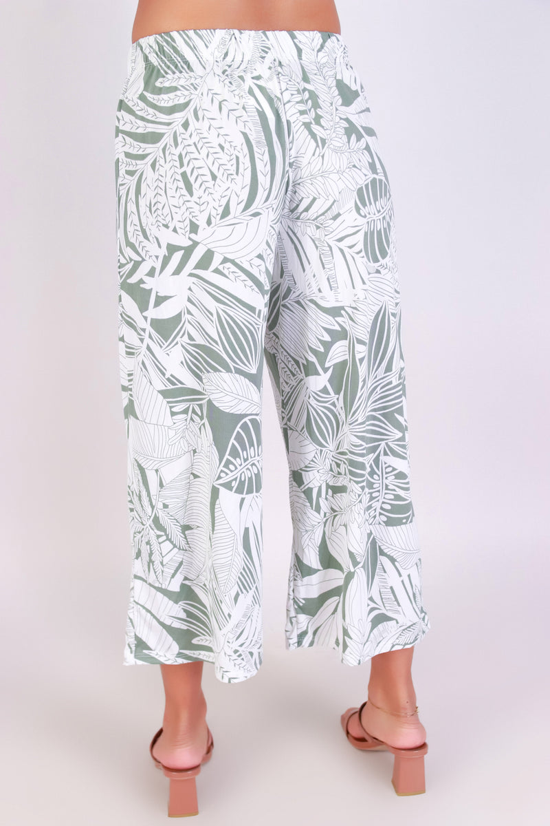 Jeans Warehouse Hawaii - SOLID KNIT CAPRI&