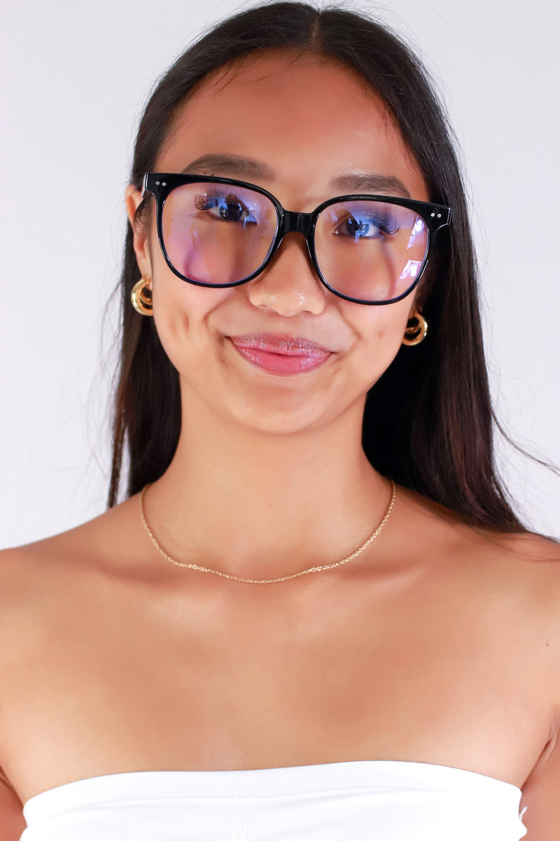 Jeans Warehouse Hawaii - CLEAR LENS SUNGLASSES - MAKE IT QUICK BLUE LIGHT GLASSES | By SUNNY SUNGLASS