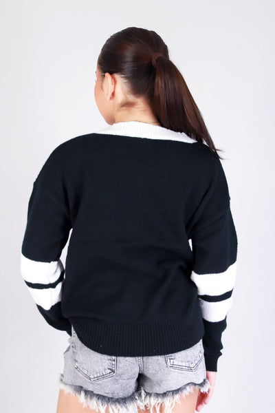 COLLEGE CUTIE VARSITY SWEATER
