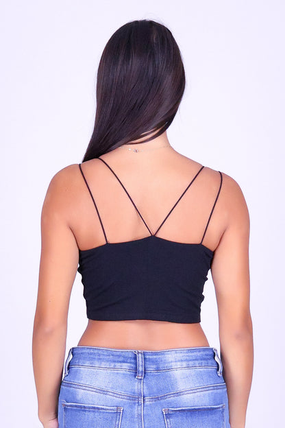 STICK TO THE BASICS CROP TOP