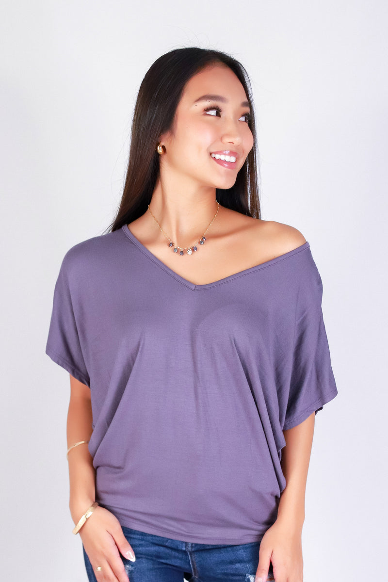 BUYING TIME DOLMAN TOP