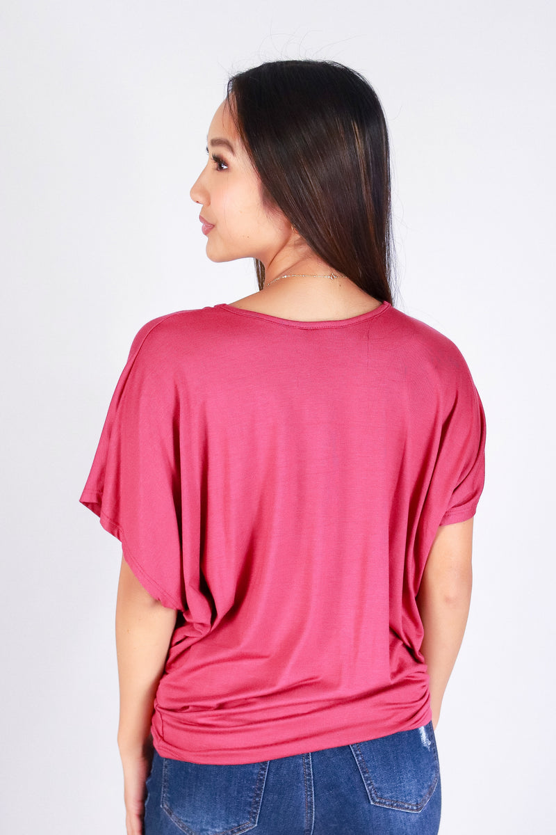 CALLING OUT DOLMAN TOP