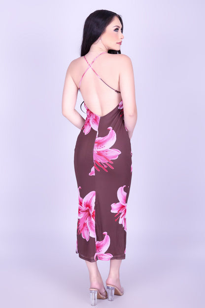 MADE TO BLOOM MERMAID MAXI DRESS