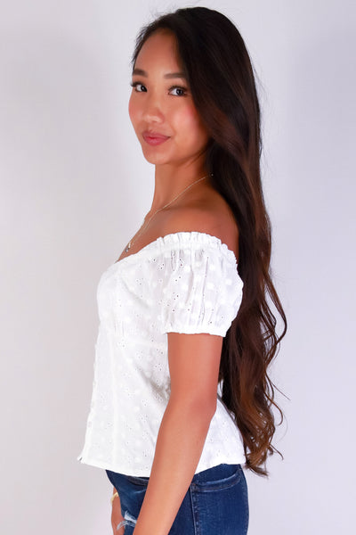 Jeans Warehouse Hawaii - S/S SOLID WOVEN CASUAL TOPS - IN THE DETAILS TOP | By PAPERMOON/ B_ENVIED