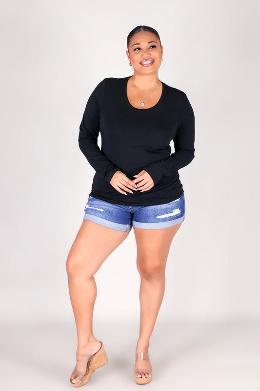 SHADOWLINE LONG SLEEVE TOP