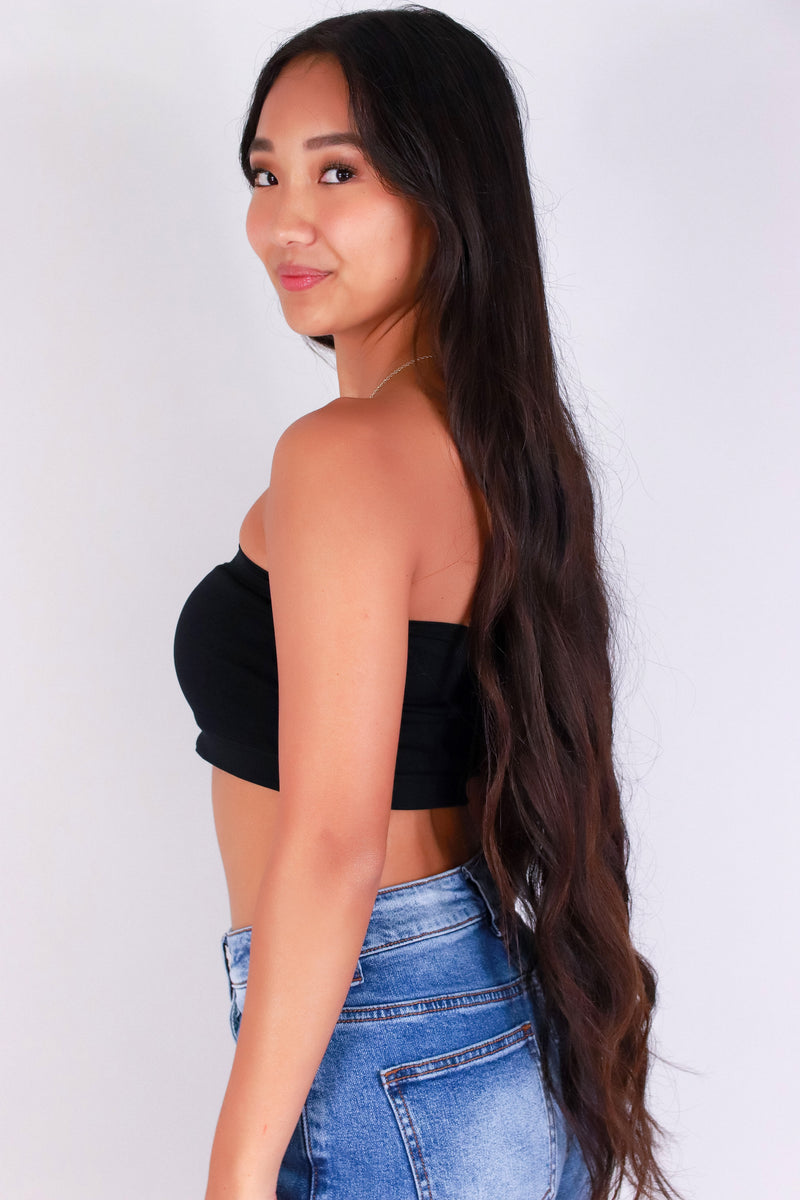 Jeans Warehouse Hawaii - TANK/TUBE SOLID BASIC - ALL YOU NEED BANDEAU | By AMBIANCE APPAREL