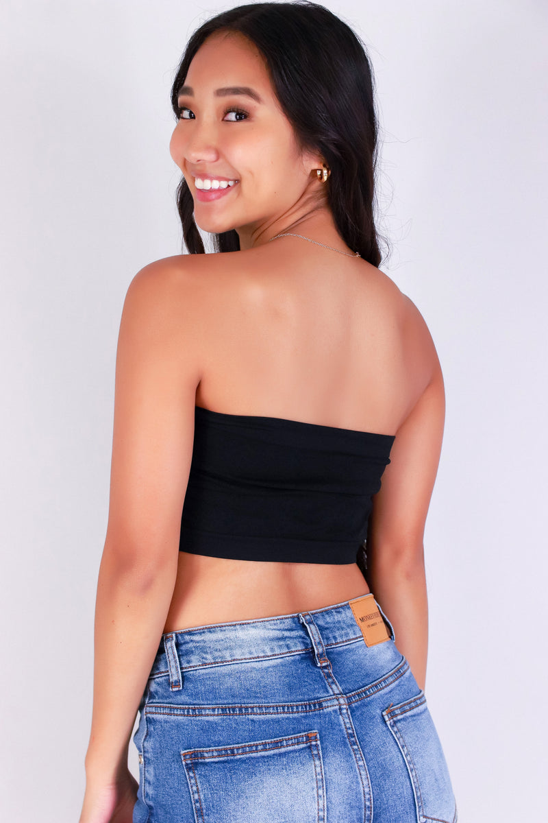 Jeans Warehouse Hawaii - TANK/TUBE SOLID BASIC - ALL YOU NEED BANDEAU | By AMBIANCE APPAREL