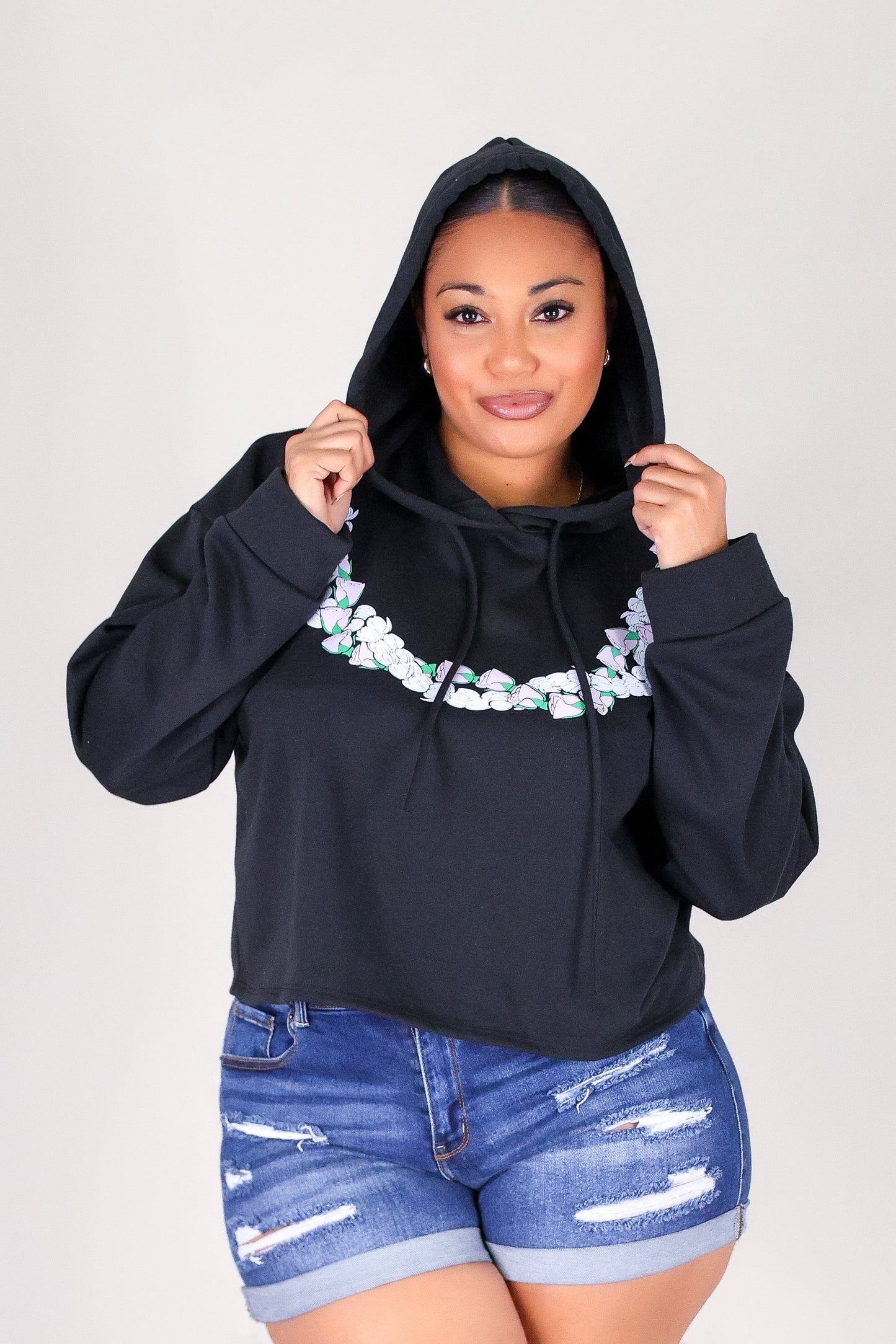 LOKELANI 2 PIKAKE LEI HOODIE